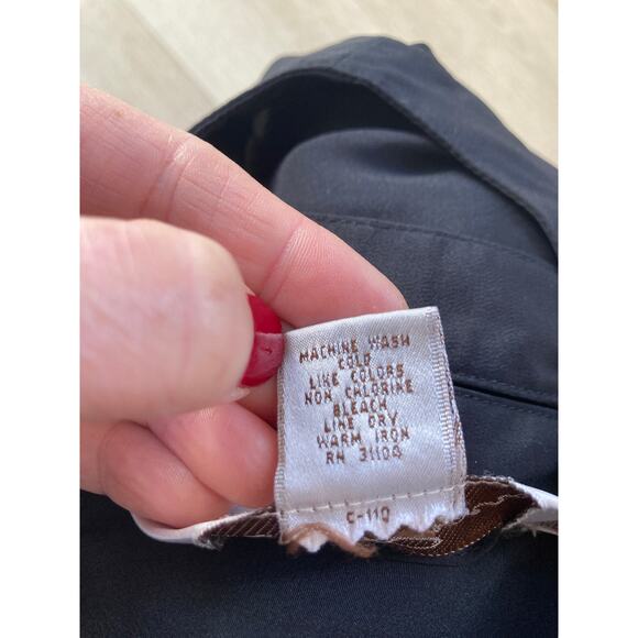 Kim Rogers Black Pin Tucked Pullover Blouse, Size  8 - Picture 5 of 6